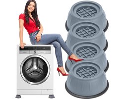 Trillingsdempers Wasmachine - 4 Stuks - Wasmachine Verhoger - Wasmachine Dempers - Droger - Vaatwasser