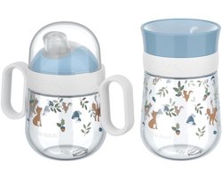 Trinklernbecher Antitropf & 360° Mio 200 & 300 ml Set van 2