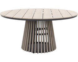 Trinxa ronde tuintafel Ø148 cm. - lichtgrijs