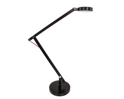TRIO AMSTERDAM - Tafellamp - Bureaulamp - Zwart - incl. 1x SMD 5W - 500lm - 3000K - Voet, Klem en Wandmontage