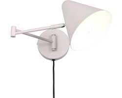 TRIO COSIMA - Wandlamp - Grijs warm - excl. 1x E14 4 W - Zwenkbaar - Wandmontage - FLEX - Connect