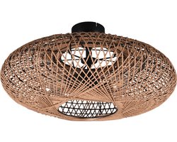 TRIO HEDDA - Plafondlamp - Zwart mat - excl. 2x E27 4 W - Plafondbevestiging