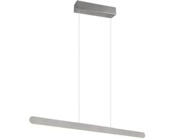 TRIO HELIOS - Hanglamp - Geborsteld aluminium - incl. 1x SMD 28W - 4 Niveaus touchschakelaar - Aanpasbare lichtkleur
