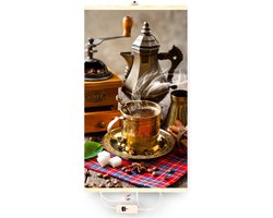 TRIO  Infraroodstraler - flexibel verwarmingspaneel 430W design 5 koffie, afmetingen 100x57cm
