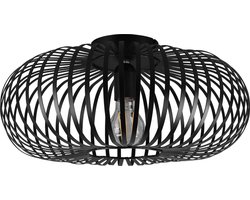 TRIO JOHANN - Plafondlamp - Zwart mat - excl. 1x E27 4 W - Plafondbevestiging