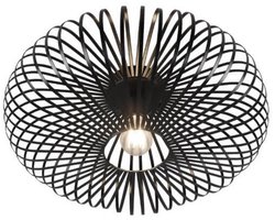 TRIO JOHANN - Plafondlamp - Zwart mat - excl. 1x E27 4 W - Verlichting omhoog en omlaag