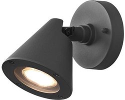 TRIO KAVERI - Wandlamp - Antraciet - excl. 1x GU10 4,9W - Draaibaar - Kantelbaar - Buitenverlichting - IP44