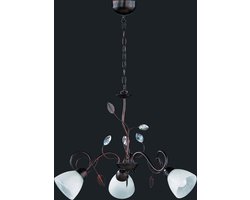 TRIO - Kroonluchter Traditio Bruin Ø 70 cm