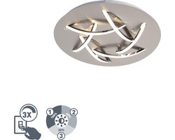 Trio Leuchten delphina - Plafondlamp - 6 lichts - Ø 450 mm - Staal