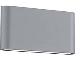 Trio Leuchten Led-buitenlamp Thames II 227660287, aluminium titaniumkleurig, 2 x 4,5 watt, 1 stuk (1 stuk)