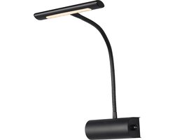 TRIO leuchten - LED Spiegelverlichting - Schilderijverlichting - 4W - Warm Wit 3000K - Dimbaar - Ovaal - Zwart - Aluminium