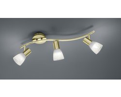 Trio Leuchten Levisto - Plafondlamp - 3 lichts - L 550 mm - goud/messing
