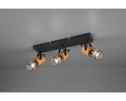 Trio Leuchten manon - Plafond spot - 3 lichts - L 44 cm - Zwart