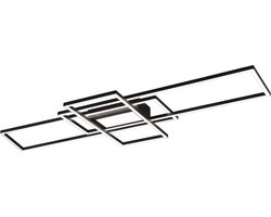 Trio Leuchten riha - Plafondlamp - 3 lichts - L 105 cm - Antraciet