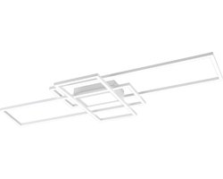 Trio Leuchten riha - Plafondlamp - 3 lichts - L 105 cm - Wit