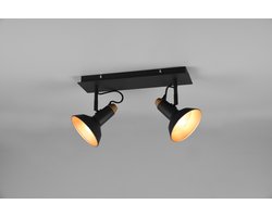 Trio Leuchten Roxie - Spot 2 lichts - Zwart