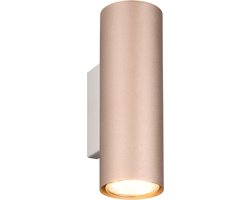 TRIO MARLEY - Wandlamp - Mokka - excl. 2x GU10 4,9 W - Verlichting omhoog en omlaag - Wandmontage