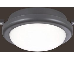 Trio RL Led plafonniere voor buiten 14 cm antraciet