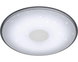 TRIO SHOGUN - Plafondlamp - Wit - incl. 1x SMD 21,5 W - Dimbaar met schakelaar - Niet extern dimmerbaar - Sterlichteffect