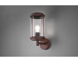 TRIO TANARO - Wandlamp - Roestkleur - excl. 1x E27 7W - Buitenverlichting - IP44