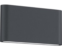 TRIO THAMES II - Wandlamp - Antraciet - incl. 2x SMD 4,5W - Verlichting omhoog en omlaag - Wandmontage - Niet dimbaar - Buitenverlichting - IP54