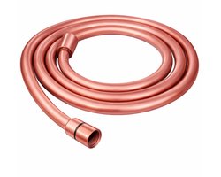 Tripleton® Doucheslang 150 cm Koperkleur – Kunststof Badkamerslang met Metalen 1/2 Inch Aansluitingen – Universele Vervanging Doucheslang – Anti-Knik – Geschikt voor Handdouche, Regendouche & Douchekraan