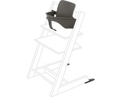 Tripp Trapp Baby Set Stokke Hazy Grey - Verander kinderstoel - Afneembare zitting 6-36 maanden - Compatibel met modellen na mei 2006