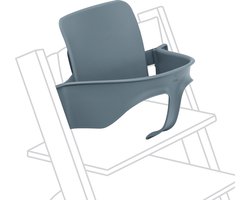 Tripp Trapp Baby Set van Stokke, Fjord Blue - Verander de Tripp Trapp stoel in een kinderstoel - Afneembare zitting voor 6-36 maanden - Compatibel met Tripp Trapp-modellen na mei 2006