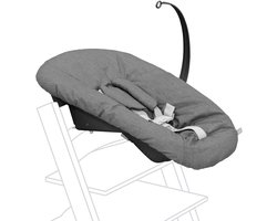 Tripp Trapp Newborn Set, Anthracite - Kinderzitje voor pasgeborenen tot 9 kg voor de Tripp Trapp-stoel - Gezellig, veilig en eenvoudig te gebruiken - Past bij Tripp Trapp-modellen van na mei 2003