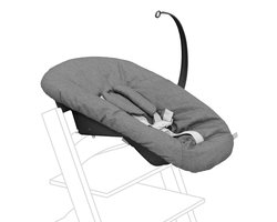 Tripp Trapp Newborn Set, Anthracite - Verander Tripp Trapp stoel in een kinderzitje voor pasgeborenen tot 9 kg - Gezellig, veilig en eenvoudig te gebruiken - Compatibel met Tripp Trapp-modellen na mei 2003