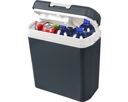Tristar Koelbox KB-7520 - 20 liter inhoud - Elektrische Frigobox voor thuis en onderweg - Coolblox Thermo-elektrisch - 12V Autolader en 230V Stopcontact - Koelt & Verwarmt - Grijs