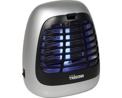 Tristar Muggenlamp IV-2620 - Plug in-systeem insectenlamp - Voor thuis en op de camping - Muggenlamp voor stopcontact – incl. Uitneembaar Opvangbakje - Bereik 25 m2 - Grijs