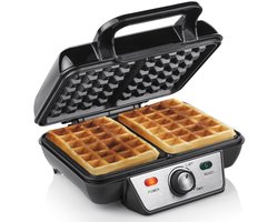 Tristar Wafelijzer - WF-2195 - 1000W - 2 wafels - Anti aanbaklaag - PFAS-vrij