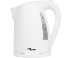 Tristar Waterkoker WK-1345 - 1.7 L - 2200W - Wit - Kort kookproces - Uitneembare filter voorkomt kalkaanslag