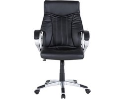TRIUMPH - Bureaustoel - Zwart - Kunstleer