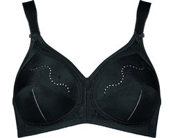 Triumph - Doreen+Cotton 01 N - BLACK - Vrouwen - Maat E85