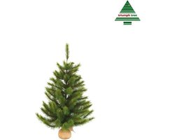 Triumph Tree - Richmond christmas tree burlap/potted green  -  h60xd53cm