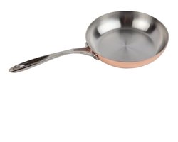 Triwall Koperen Koekenpan - 24cm - Vogue CM679 - Horeca & Professioneel