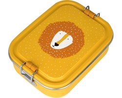 Trixie Brooddoos klein - Mr. Lion - RSV Lunchbox voor kinderen - Makkelijk te openen Broodtrommel - Geel