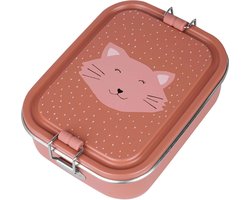 Trixie Brooddoos klein - Mrs. Cat - RSV Lunchbox voor kinderen - Makkelijk te openen Broodtrommel