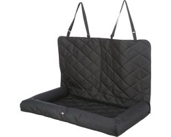 Trixie - Hondenkussen Voor Autostoel - Dubbel - Zwart - 95X50X10 cm