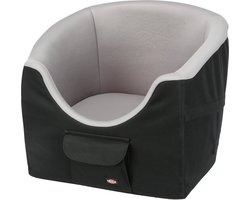 Trixie - Hondenmand - Auto - Kleine Honden - Zwart/Grijs - 45X42X39 cm