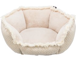 Trixie - Hondenmand Boho - Hoekig - Beige - 50X50 cm