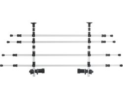 Trixie - Hondenrek - Auto - Zilver - Zwart - 96-163X34-48 cm