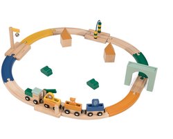 Trixie Houten Speelgoed - Treinset - Dieren trein - Treinbaan met accessoires - Vanaf 3 jaar - Voor Jongens en Meisjes - FSC