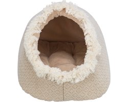 Trixie - Kattenmand - Iglo Boho - Beige - 35X41X26 cm