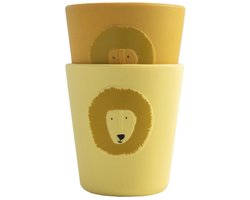 Trixie Kinderbeker - Mr. Lion - Beker voor kinderen - Drinkbeker - Kinderservies - van Siliconen - Geschikt voor de Vaatwasser