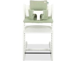 Trixie kussen eetstoel TrippTrapp - groen comfort babystoel.