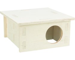 Trixie Meerkamerhuis. 4 Kamers - Kooi Accessoire - 25x25x10 cm