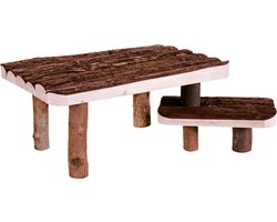 Trixie - Natural Living - Afdak/Ligplaats Met Opstapje - 37X28X17 CM